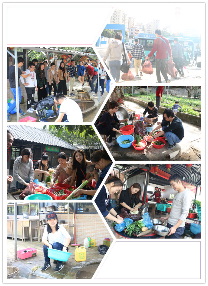 美食環節——分工合作，井然有序