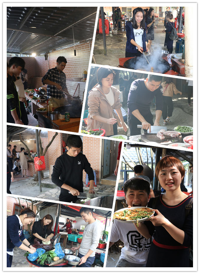 美食環節——才藝展示，各顯神通