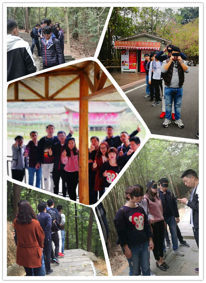 一禾科技組織東莞大屏障森林公園戶外拓展活動